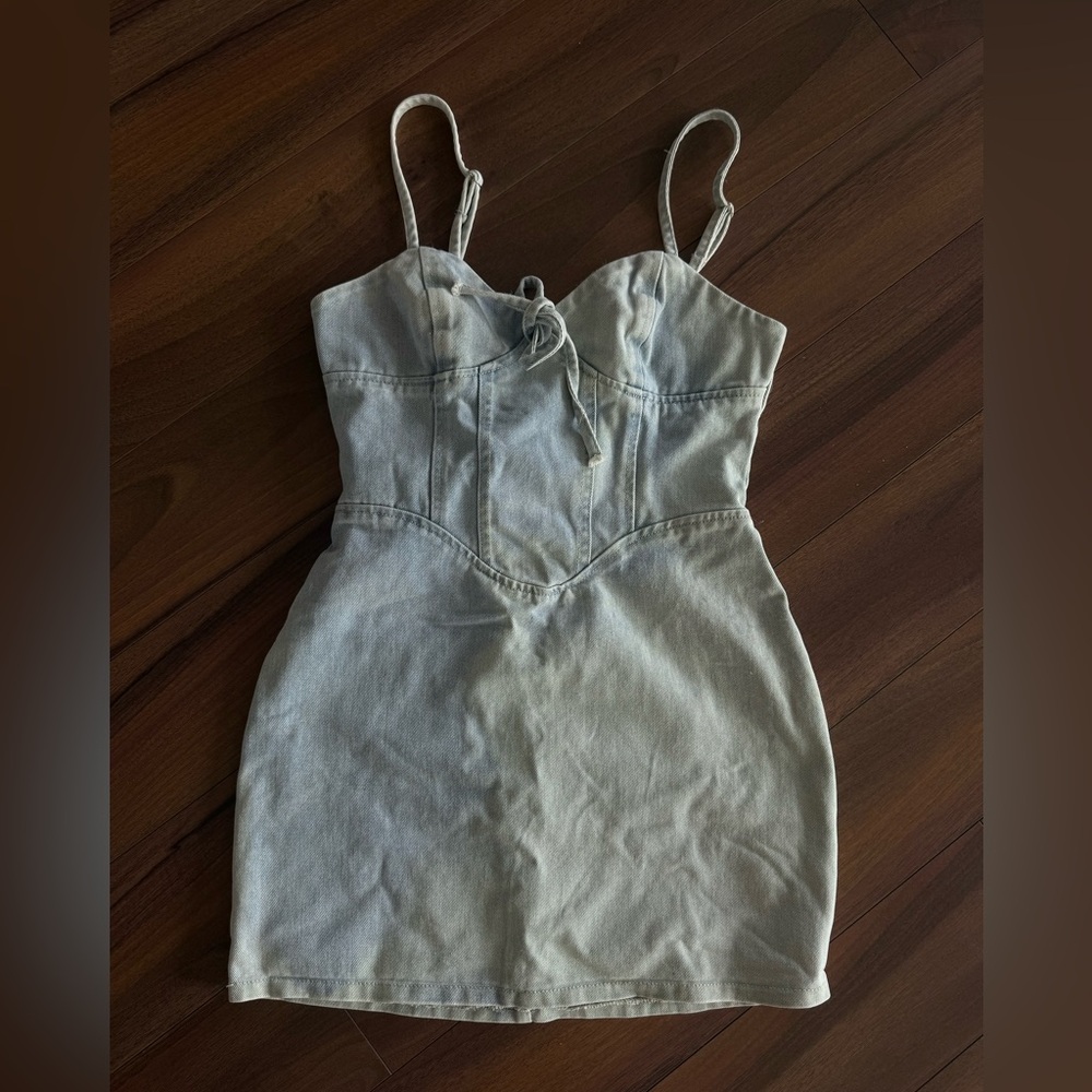 PrettyLittleThing Denim Mini Dress